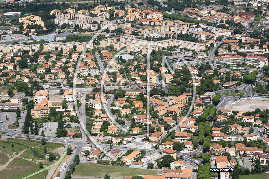 Photo arienne de Frejus