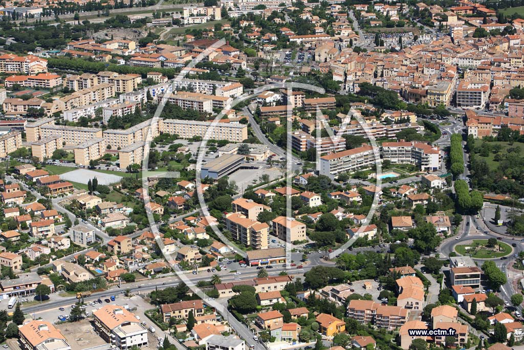 Photo arienne de Frejus