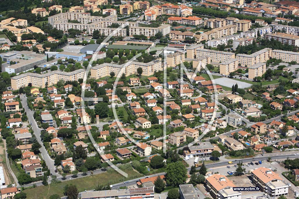 Photo arienne de Frejus