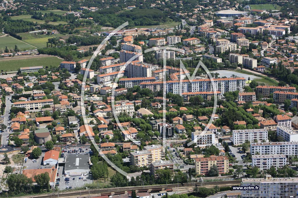 Photo arienne de Frejus