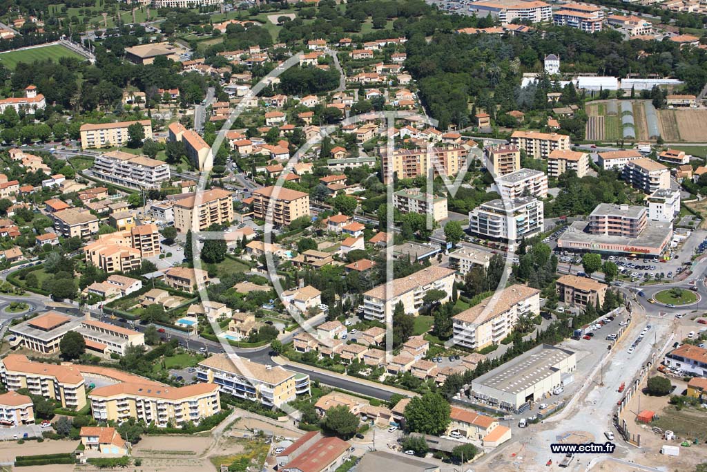 Photo arienne de Frejus