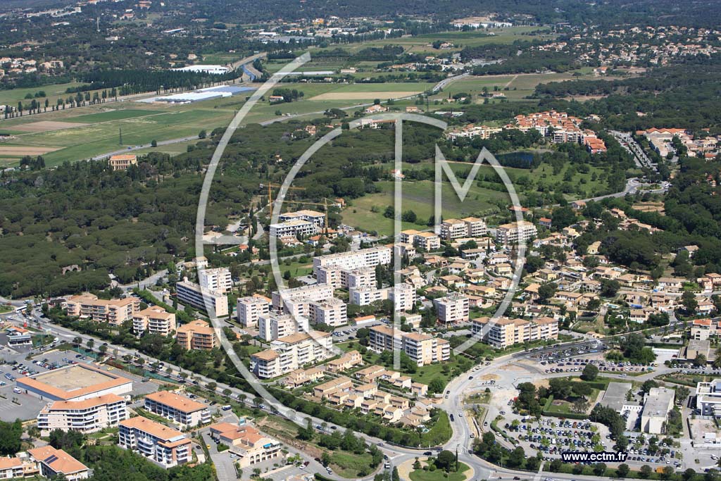 Photo arienne de Frejus