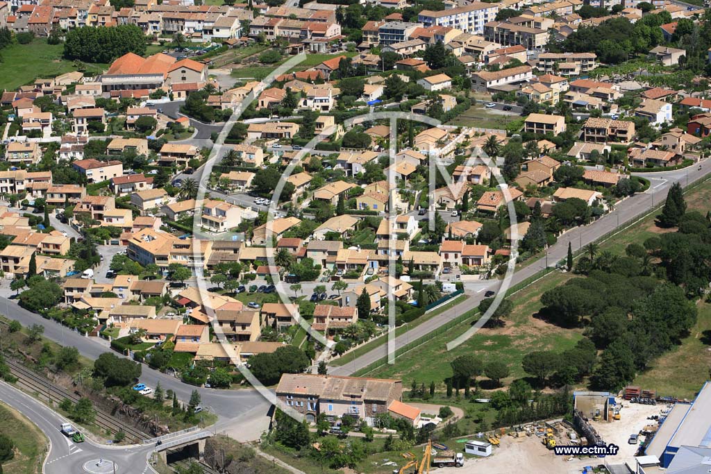 Photo arienne de Puget sur Argens
