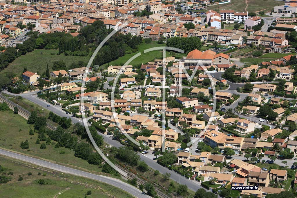 Photo arienne de Puget sur Argens