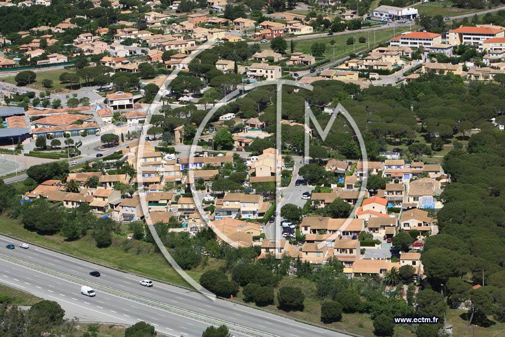 Photo arienne de Puget sur Argens
