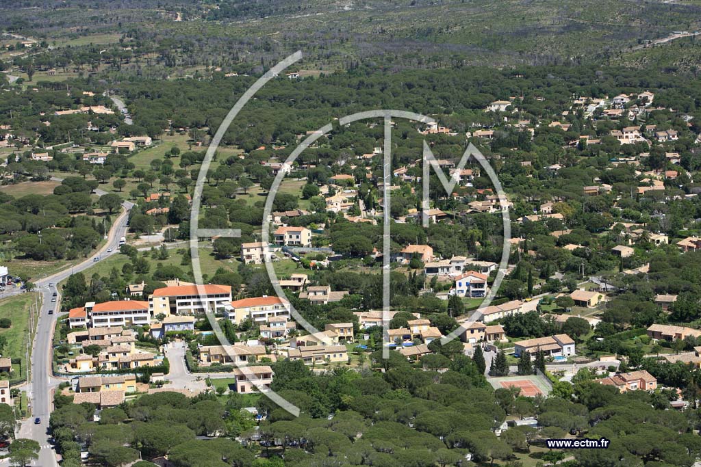 Photo arienne de Puget sur Argens