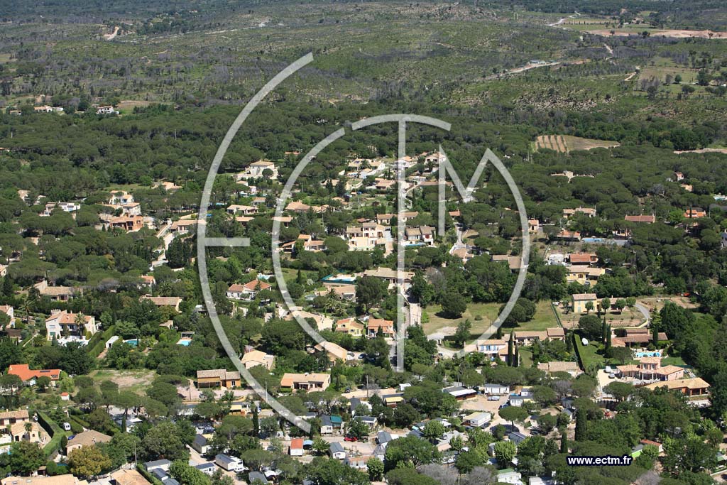 Photo arienne de Puget sur Argens