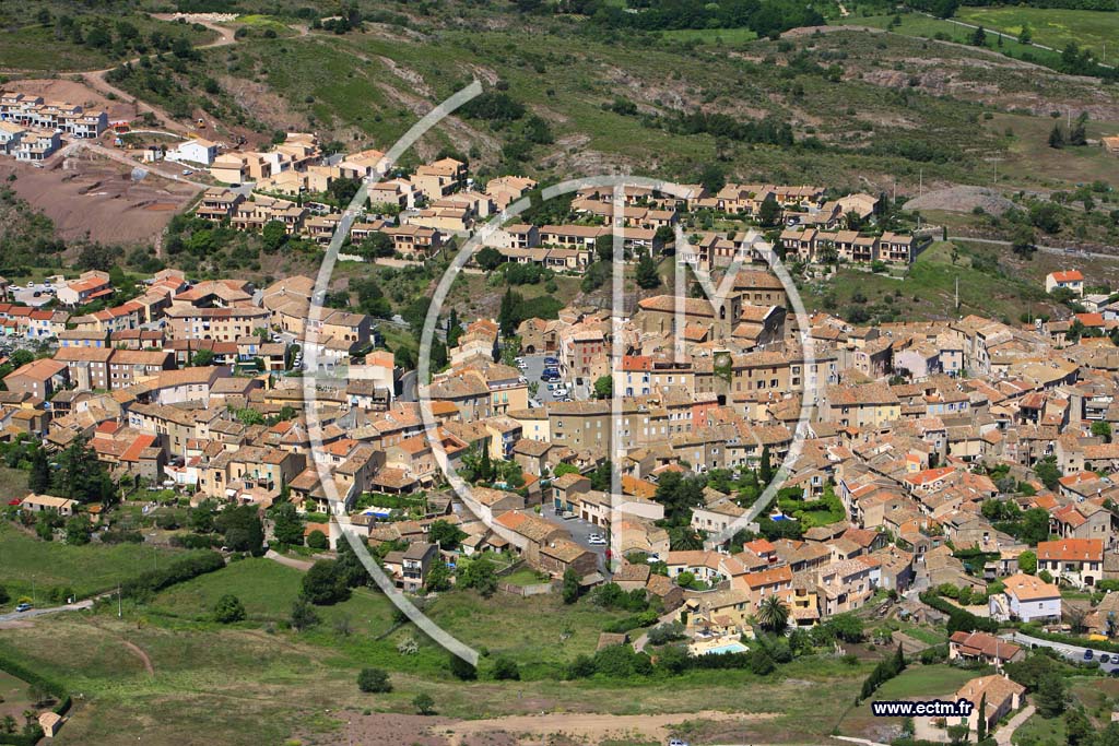 Photo arienne de Roquebrune sur Argens