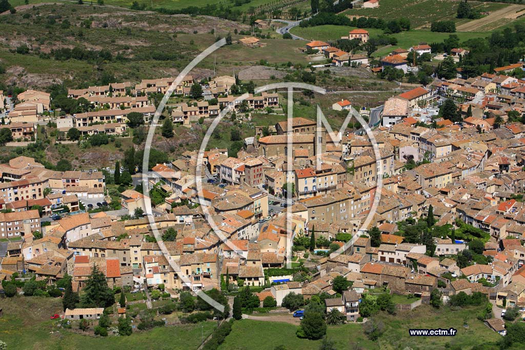 Photo arienne de Roquebrune sur Argens