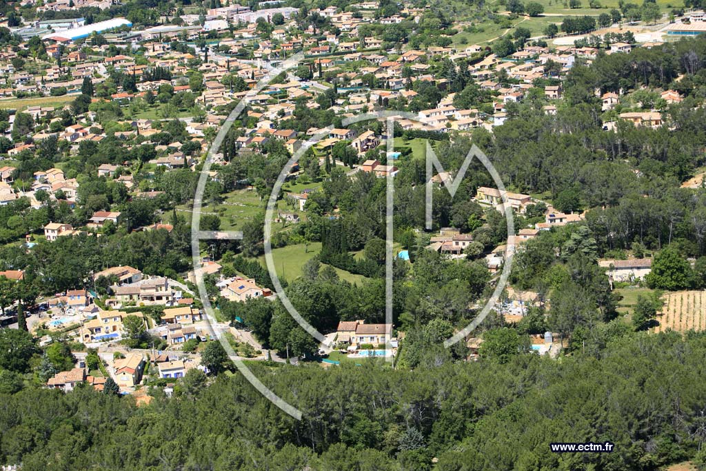 Photo arienne de Draguignan