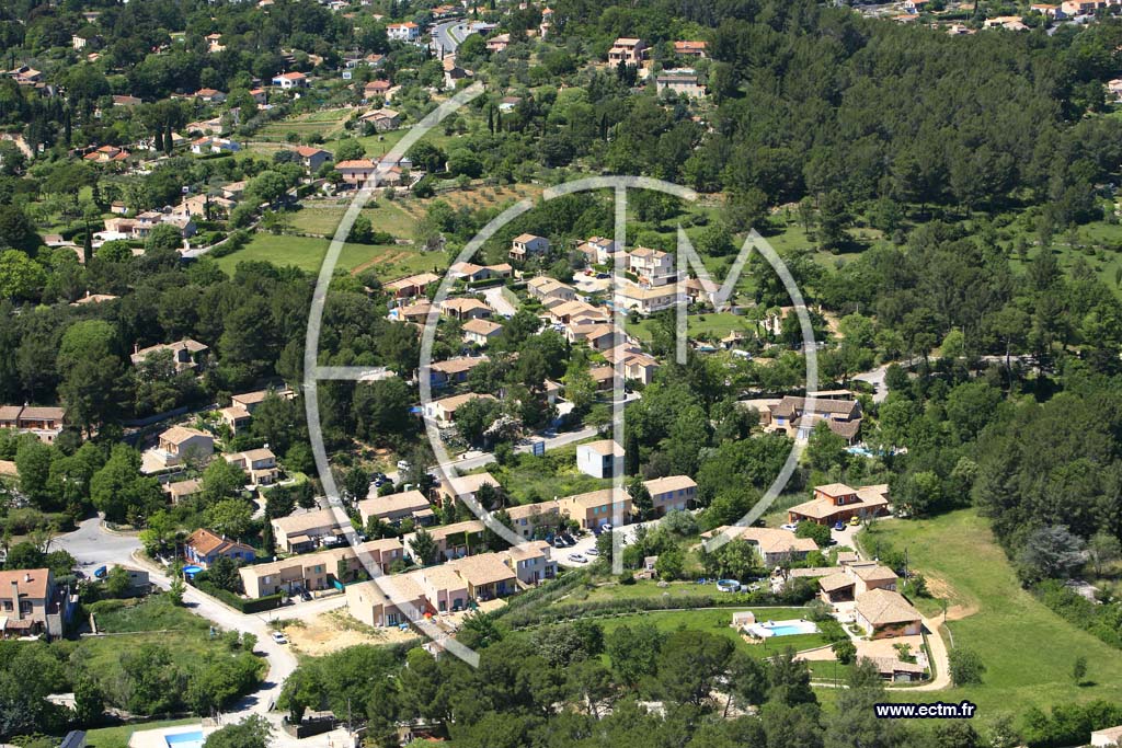 Photo arienne de Draguignan