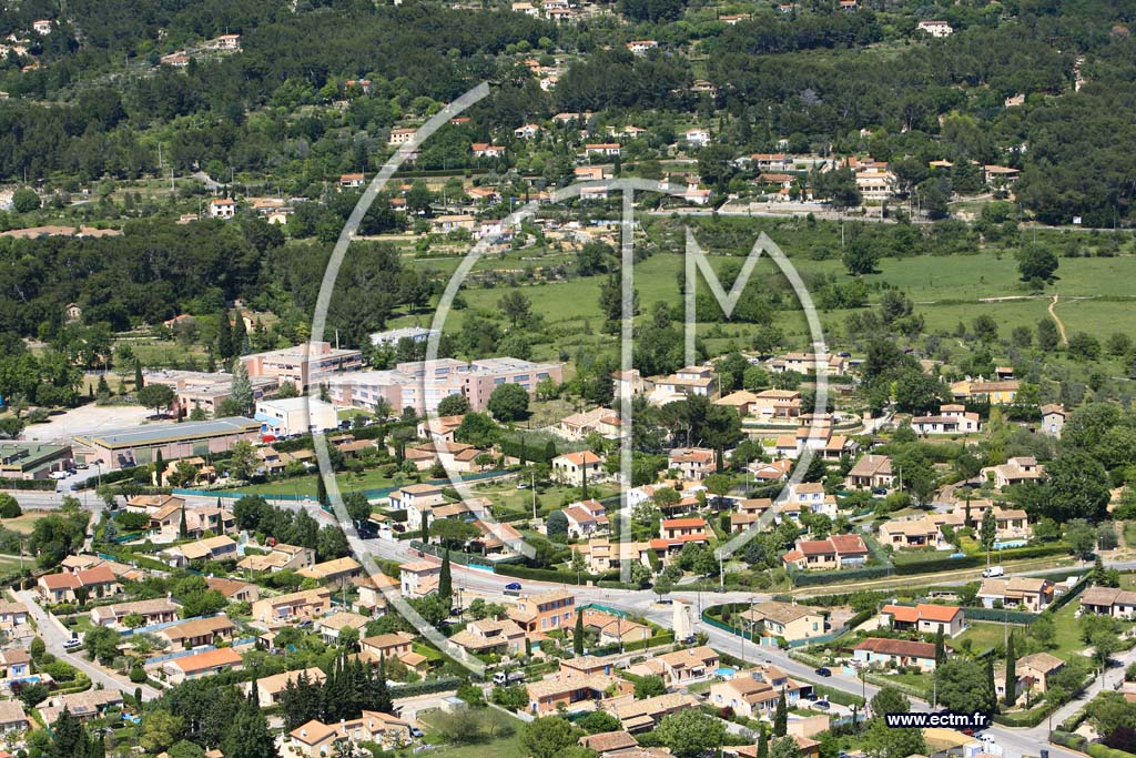 Photo arienne de Draguignan