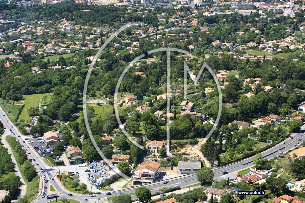 Photo arienne de Draguignan