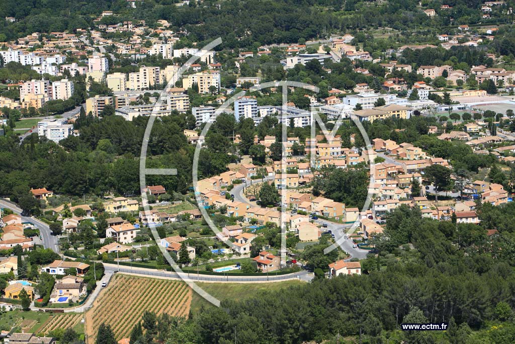 Photo arienne de Draguignan
