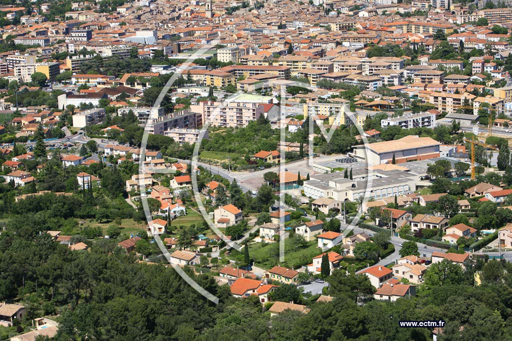 Photo arienne de Draguignan