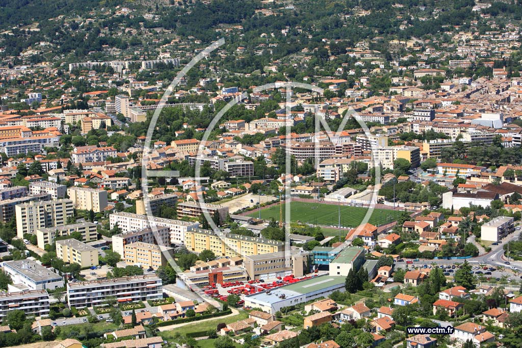 Photo arienne de Draguignan