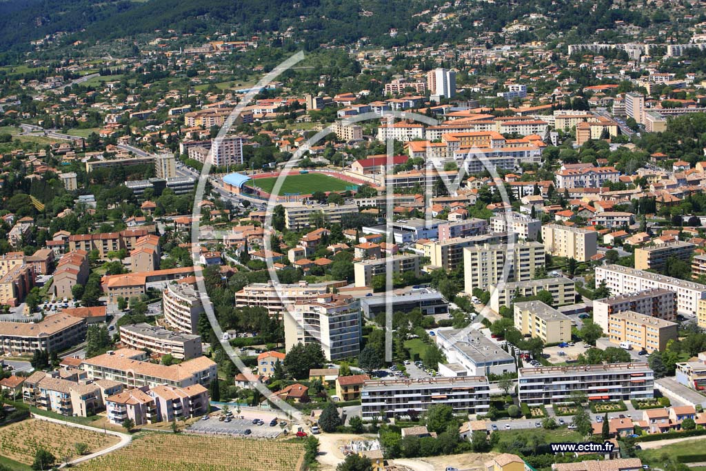 Photo arienne de Draguignan