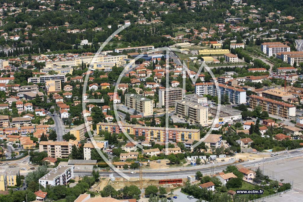 Photo arienne de Draguignan