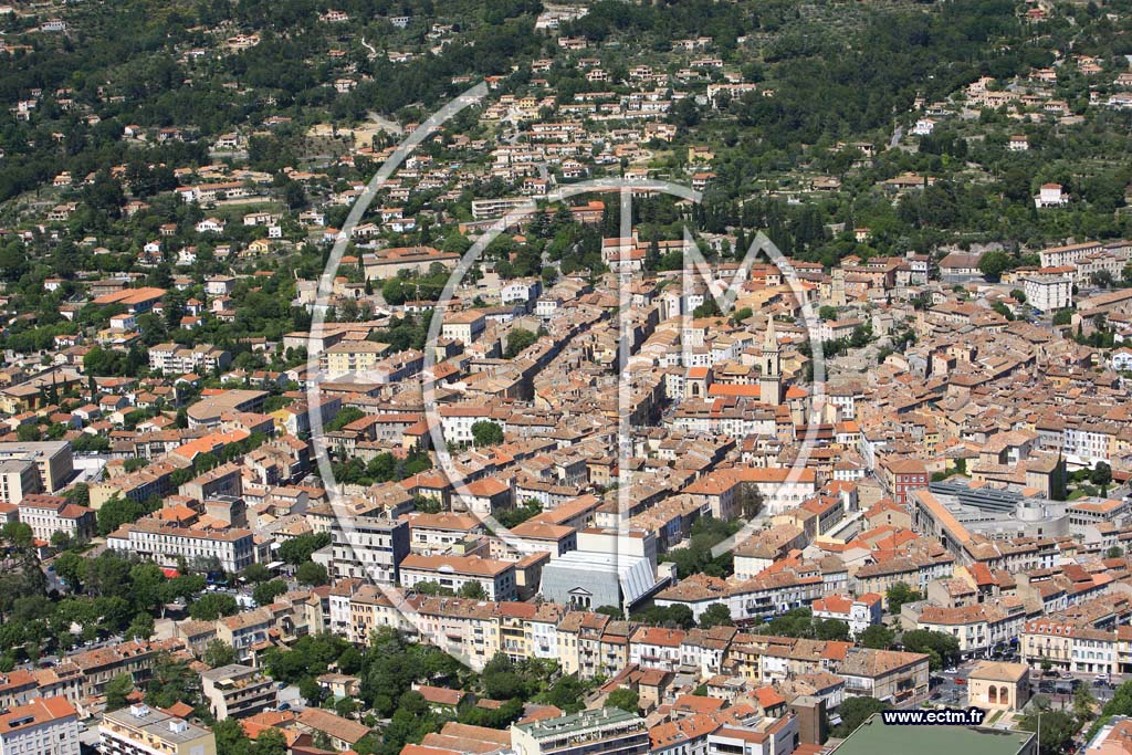 Photo arienne de Draguignan