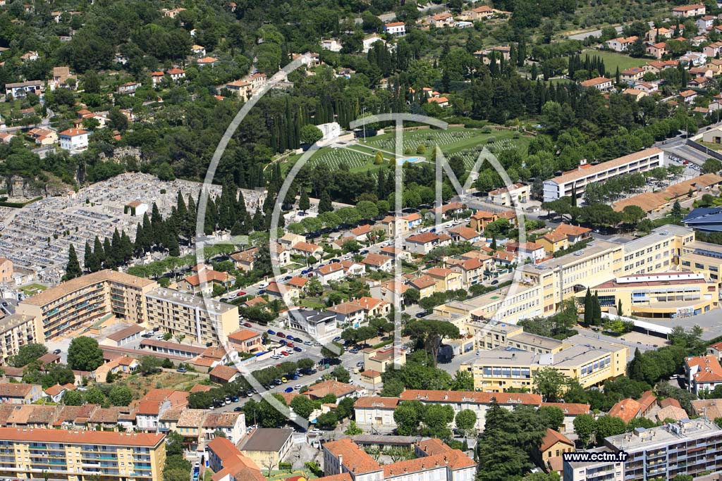 Photo arienne de Draguignan