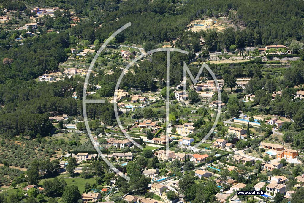 Photo arienne de Draguignan