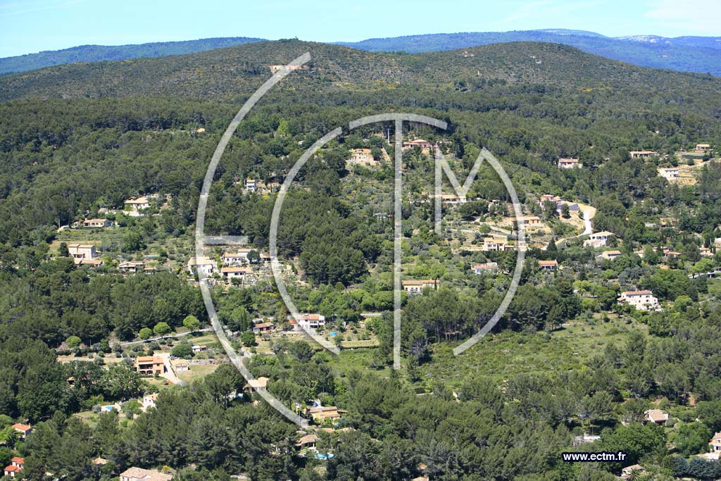 Photo arienne de Draguignan