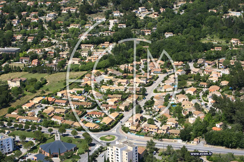 Photo arienne de Draguignan