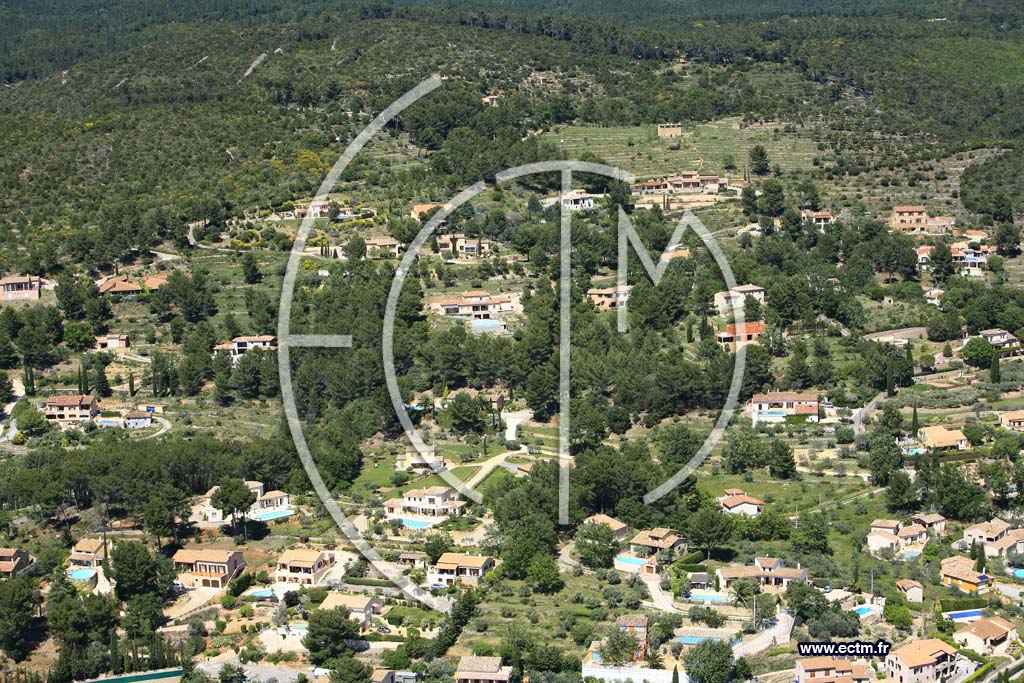 Photo arienne de Draguignan