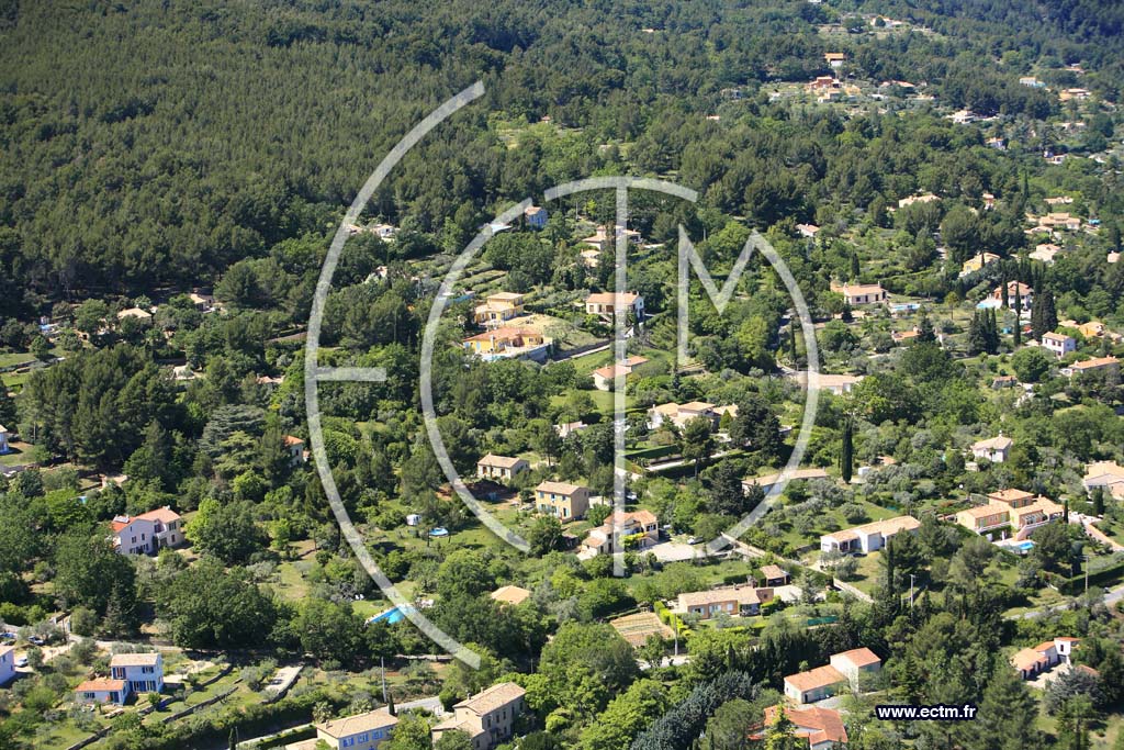 Photo arienne de Draguignan