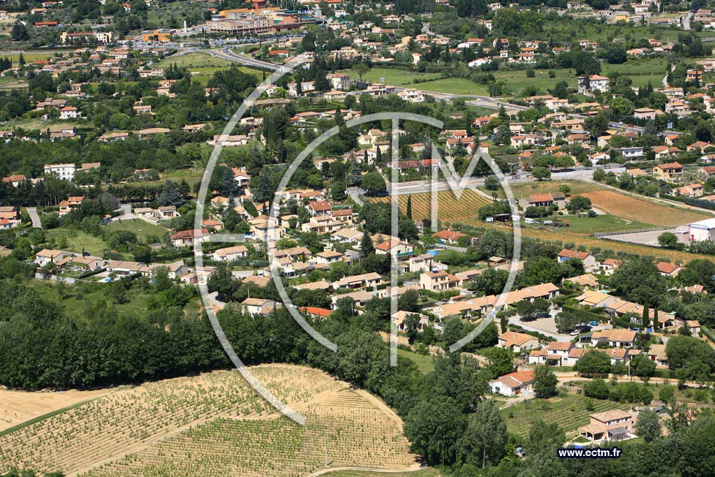 Photo arienne de Draguignan