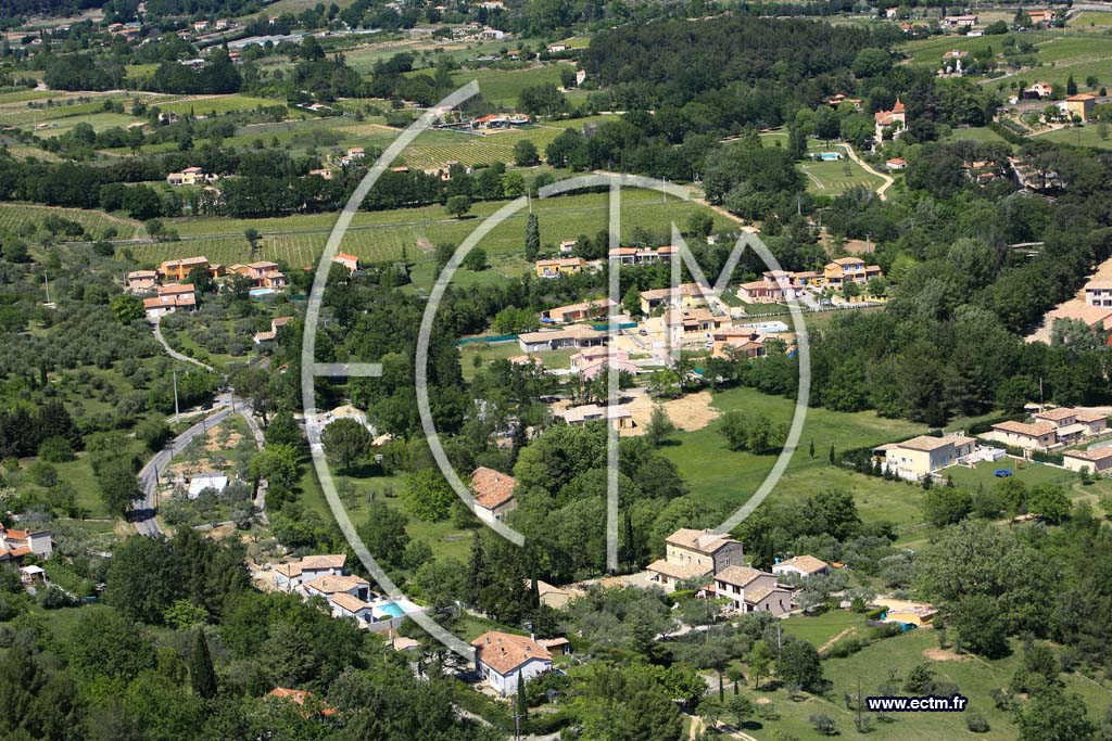 Photo arienne de Draguignan