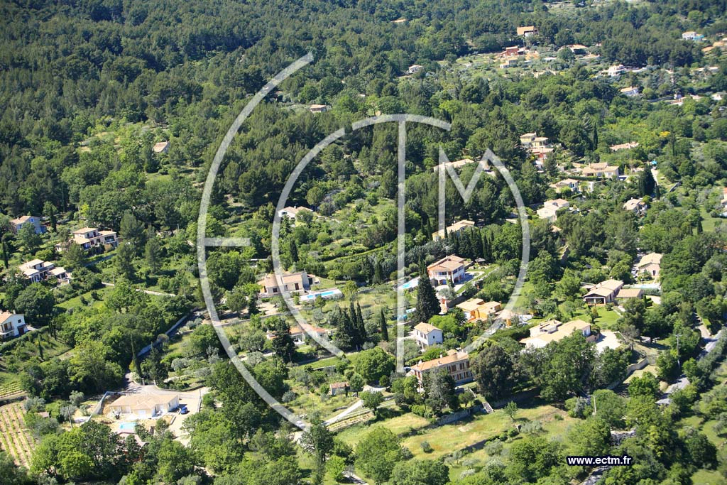 Photo arienne de Draguignan