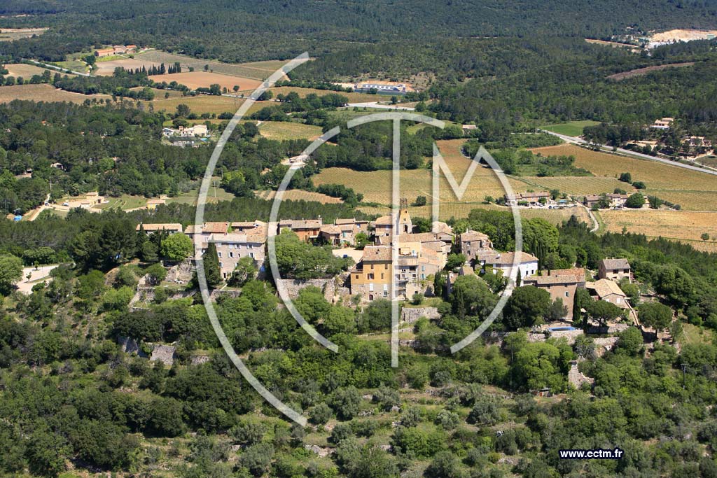 Photo arienne de Le Cannet des Maures