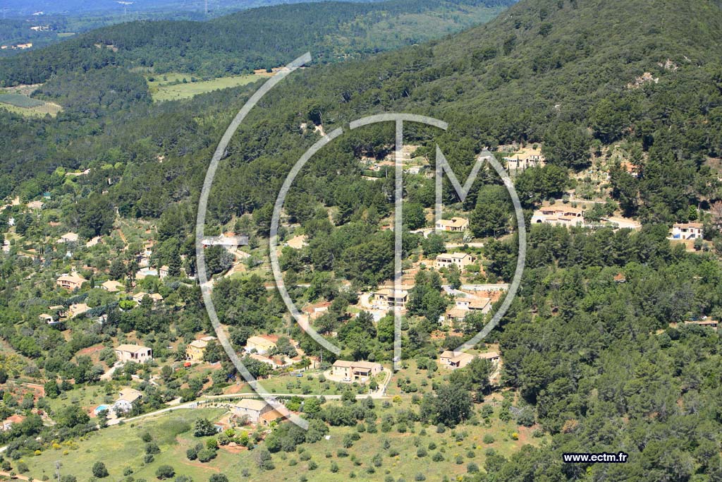 Photo arienne de Le Cannet des Maures