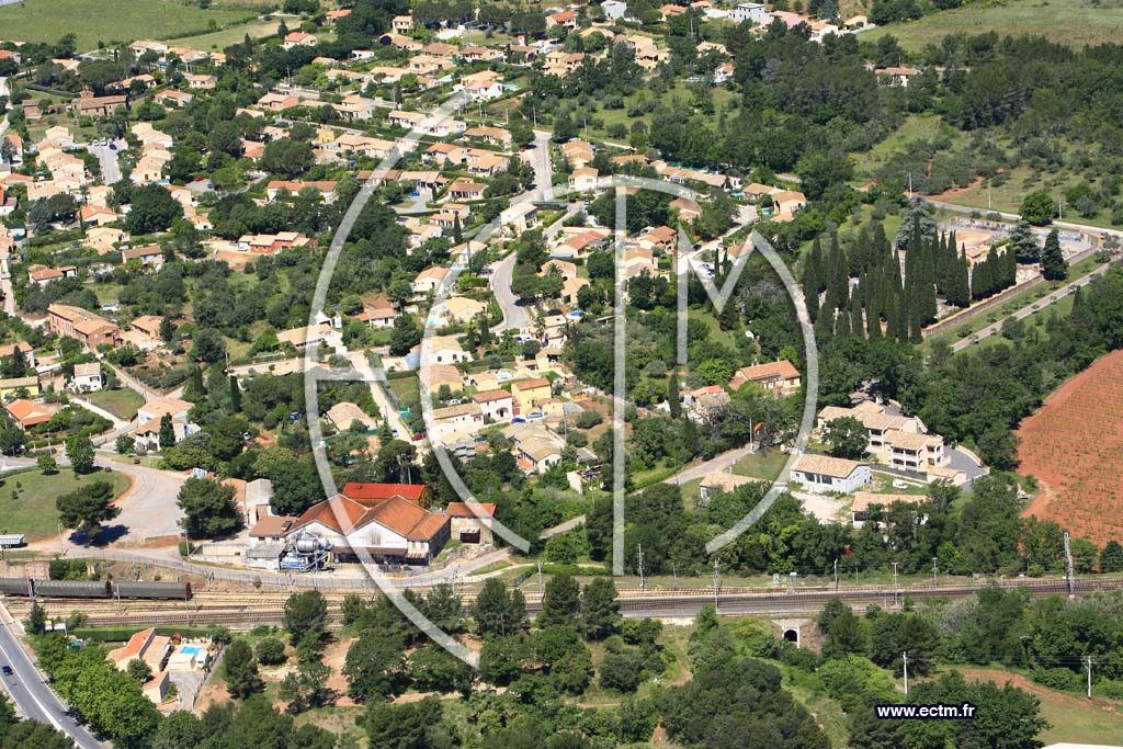 Photo arienne de Le Cannet des Maures