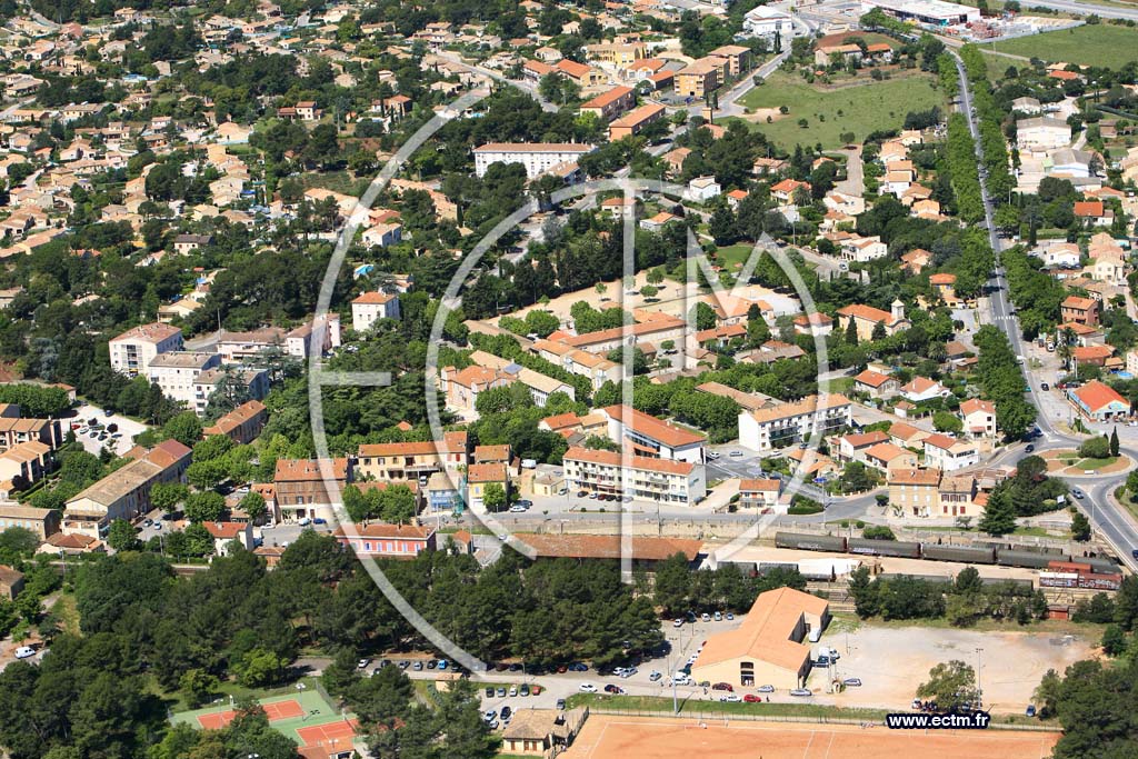 Photo arienne de Le Cannet des Maures
