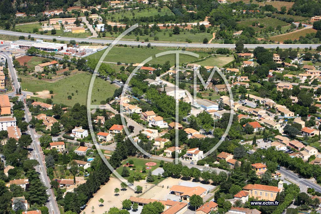 Photo arienne de Le Cannet des Maures