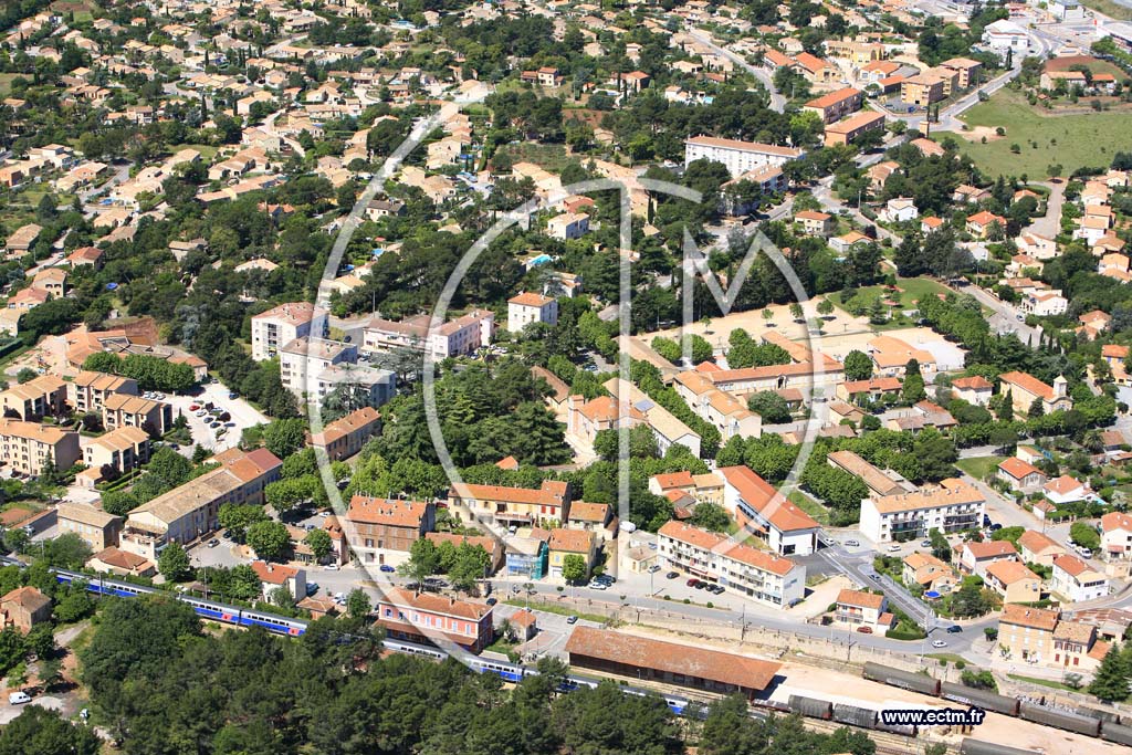 Photo arienne de Le Cannet des Maures