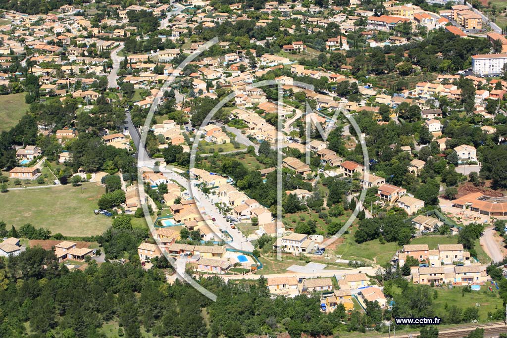 Photo arienne de Le Cannet des Maures