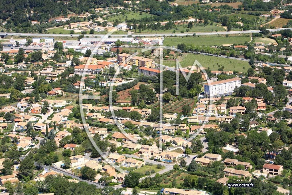 Photo arienne de Le Cannet des Maures