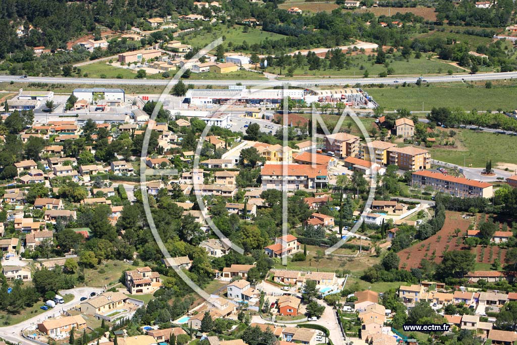 Photo arienne de Le Cannet des Maures
