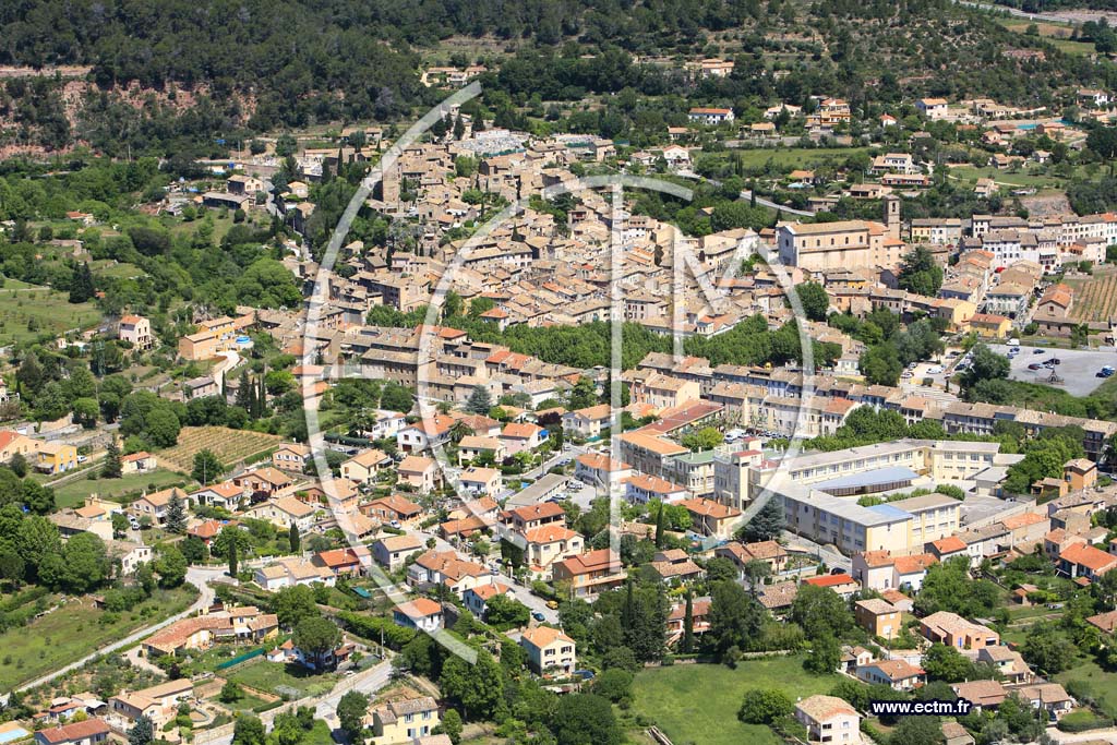 Photo arienne de Les Arcs