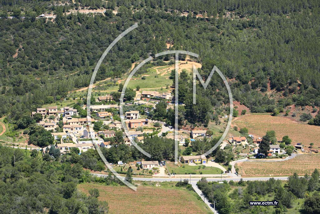 Photo arienne de Taradeau