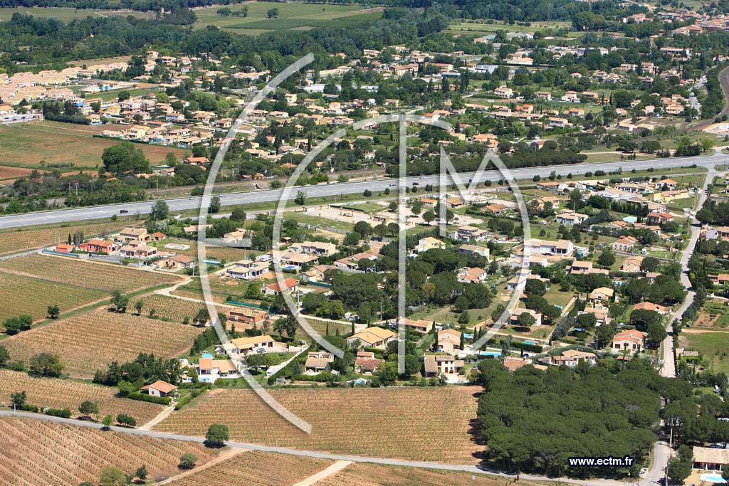 Photo arienne de Vidauban