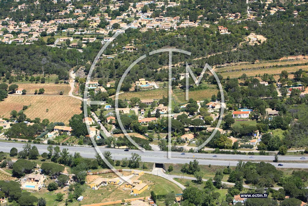 Photo arienne de Vidauban