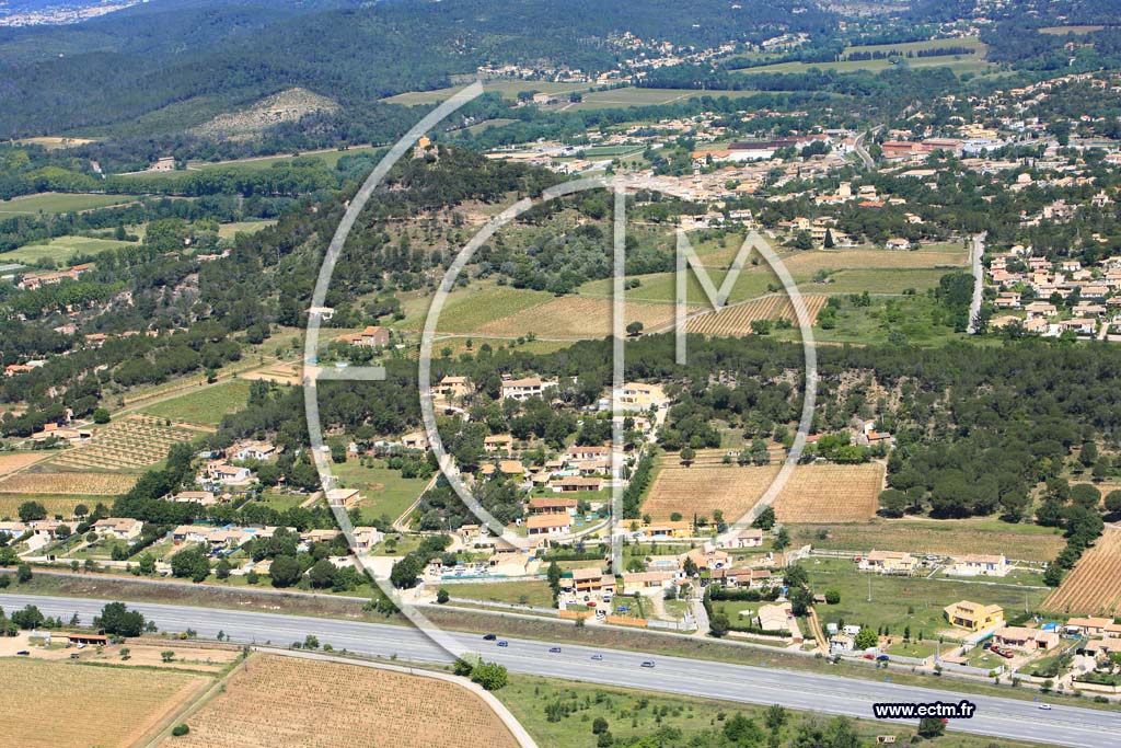 Photo arienne de Vidauban