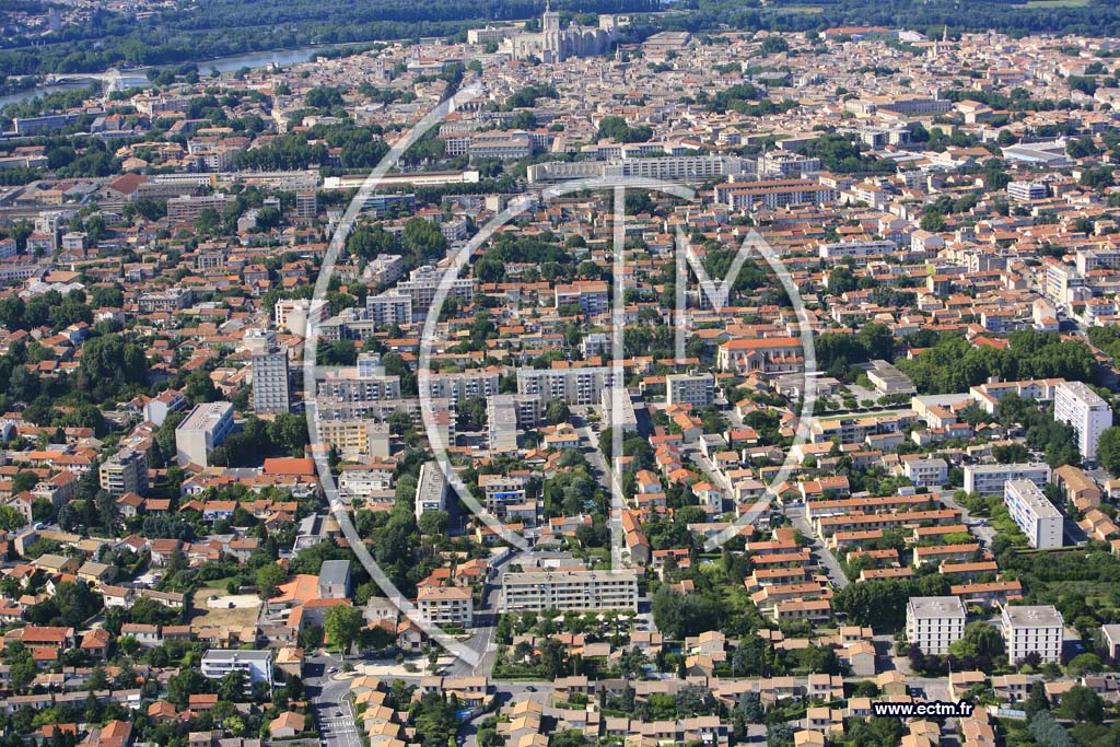 Photo arienne de Avignon - St Ruf