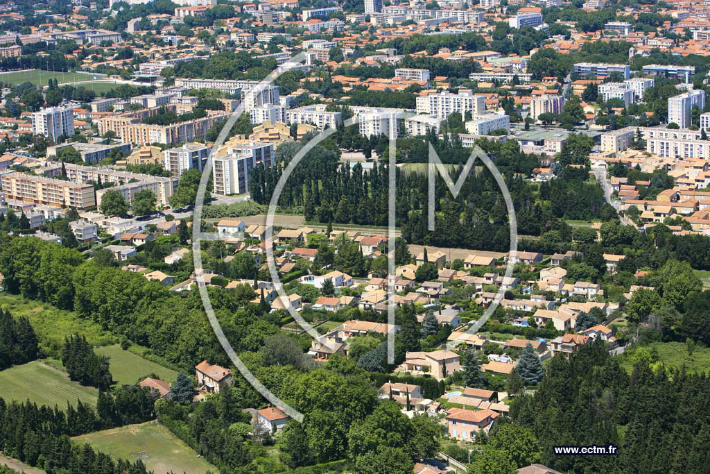 Photo arienne de Avignon - st Ruf