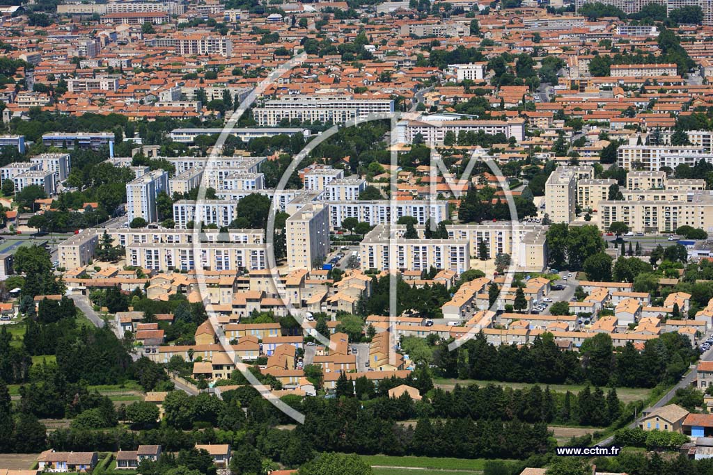 Photo arienne de Avignon - st Ruf