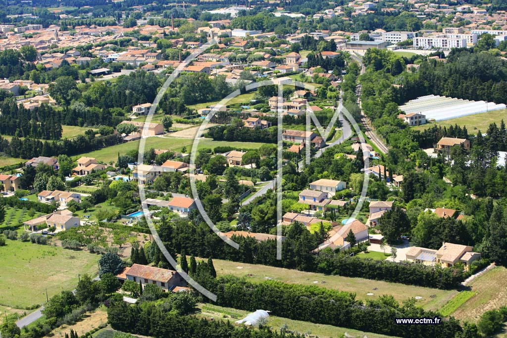 Photo arienne de Monteux